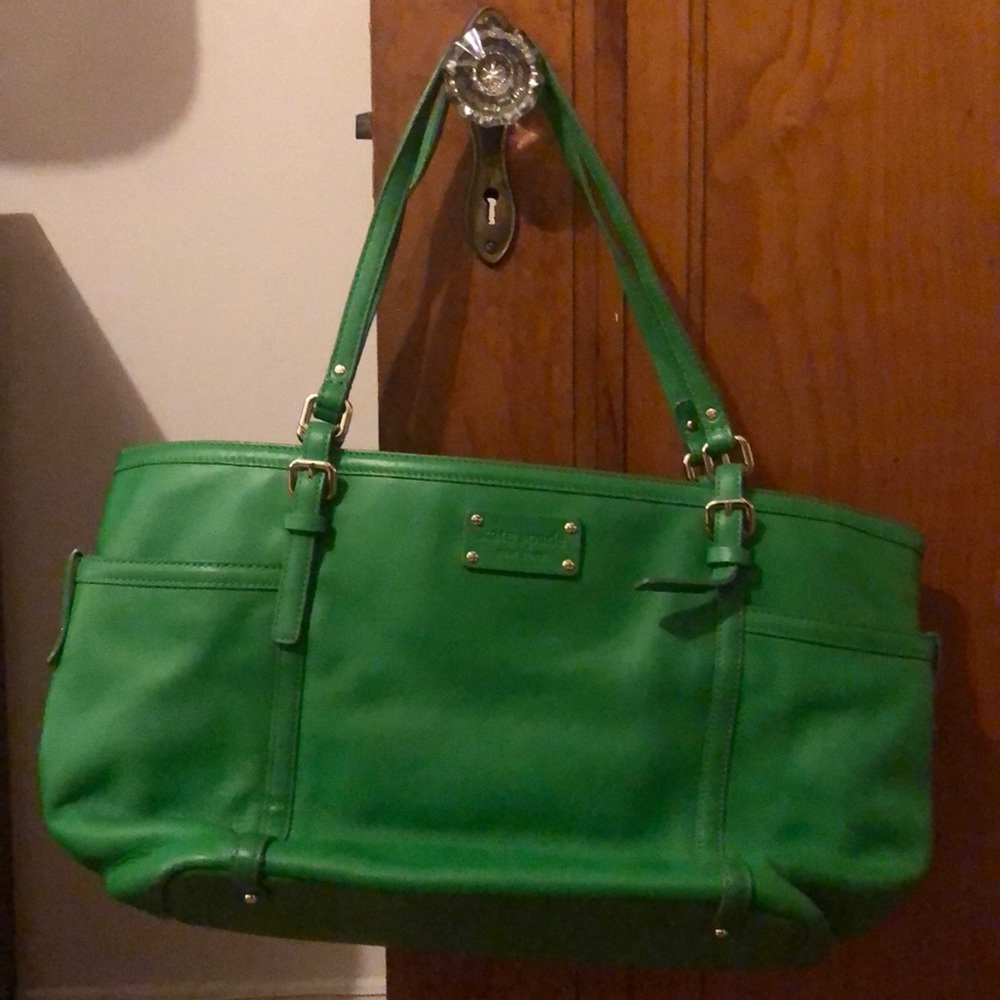 Kelly green Kate Spade bag